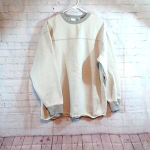 Jockey Gray Heavy Long Slleve Sweat Shirt M New